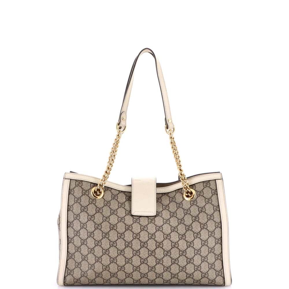 Gucci Padlock Chain Tote Gg Coated #204552G16B - Picture 3 of 6